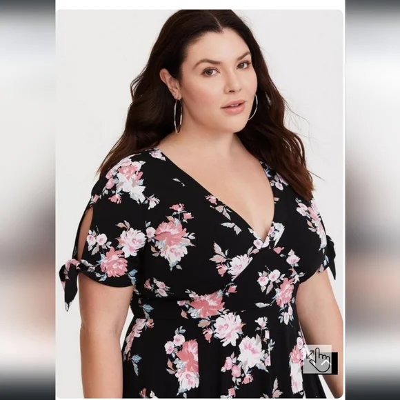 Torrid Mini Studio Knit Skater Dress - Picture 7 of 7